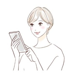 目元のUV対策チェックリストを試す女性