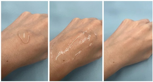 非売品コスメの夏用美容液のテクスチャー